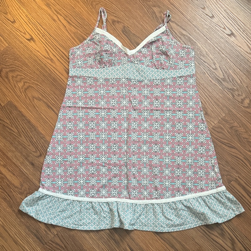 Floral Lace Trim Chemise